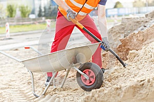 Manual worker digging