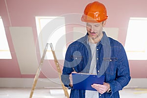 Manual worker portrait