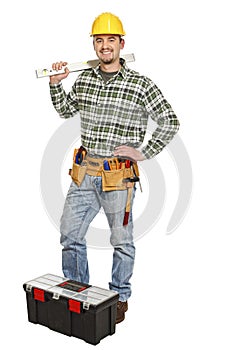 Manual worker and tools