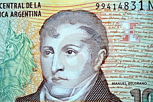 Manuel belgrano ten pesos photo