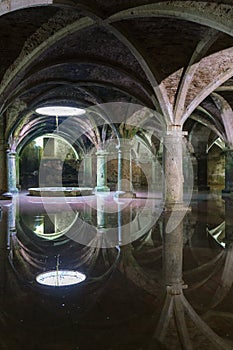 Manueline Cistern reflection at El-Jadida, landmark of Morocco