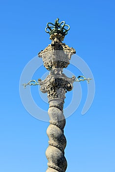 Manueline Pillory at Terreiro da Se, Porto, Portugal