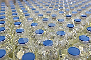 Manufacture and bottling of drugs in a pharmaceutical production