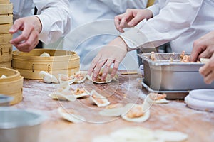 Manufacture of Dim sum.