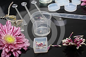 Manufacture of resin and flower jewelry by mold