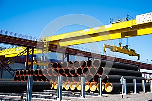 Manufacture of steel pipes for the subsea gas pipeline