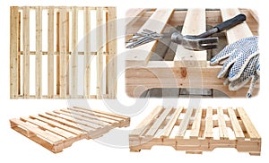 Manufacture of wooden platforms