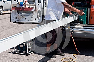 Manufacturing of aluminum rain gutter