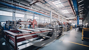 Manufacturing Excellence: A High-Tech Factory with Advanced Automation