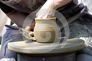 Manufacturing jug clay