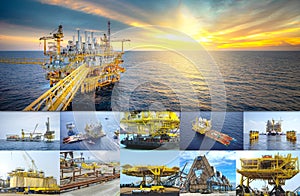 Manufacturing of oil and gas rig and installation Offshore