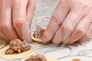 Manufacturing of pelmeni