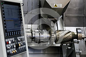 Manufacturing process with CNC machining center