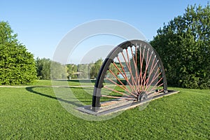 Manvers Lake Pit Head Winding Wheel