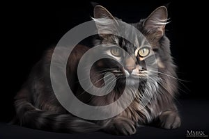 Manx cat - Originated on the Isle of Man (Generative AI)