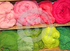 so many balls of wool very soft and voluminous. For sale in the