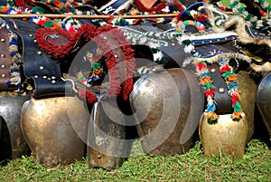 Many bavarian cowbells