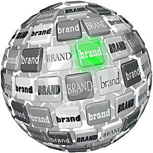 Many Brands One Unqiue Best Brand Sphere Top Choice