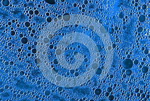 Many bubbles circles macro