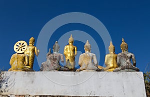 Many Buddha Khao Takiab Temple in Hua Hin Thailand