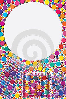 Many circle template card