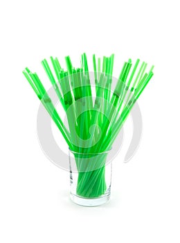 Many cocktail straws