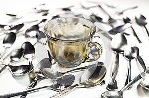 Many coffee spoon