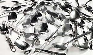 Many coffee spoon