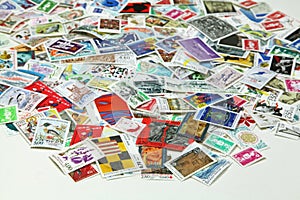Many collector stamps