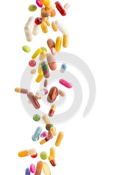 Mnoho farbistý pilulky 