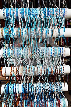 Colourful Souvenir Bracelets, Greece