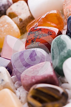 Many different natural stones