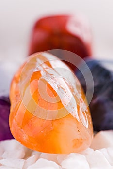 Many different natural stones