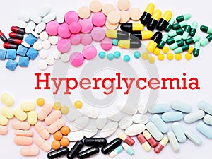 Drugs for hyperglycemia treatment photo