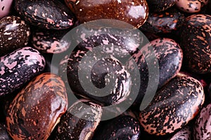 Many dry kidney beans as background, top view