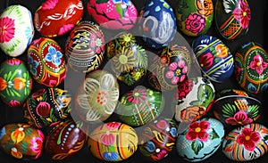 Many Easter eggs