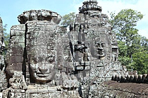 The Many Faces of Bayon Temple at Angkor Thom