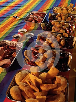 Many foods and tipical food in Colombia photo