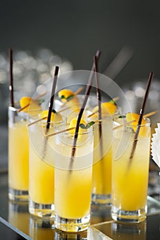 Many Fresh mango cocktail