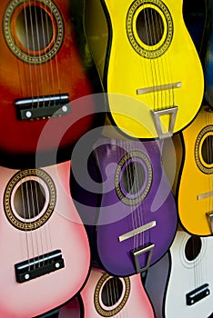 Many guitars