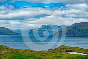 Many islands in the Faroe islands archipielago photo