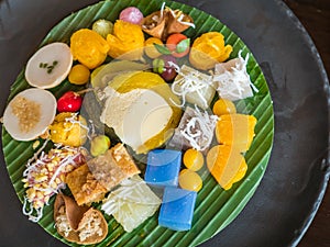 Many kind of Thai sweetmeat