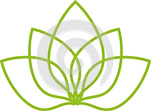 Many leaves, plant, wellness and naturopaths logo photo