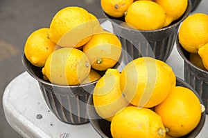 Many Lemons in a basket