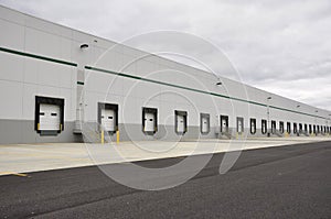 Many loading docks photo