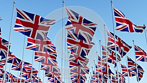 Many National flags of United Kingdom