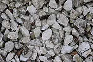 Many pebbles stones for background