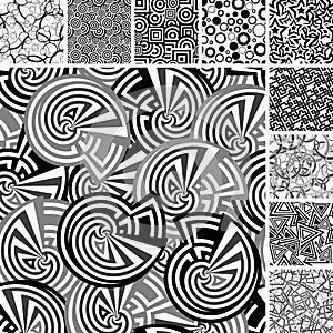 Many seamless patterns