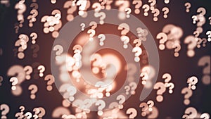 Many shiny random question marks illustration background new dynamic joyful stock image
