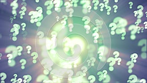 Many shiny random question marks illustration background new dynamic joyful stock image